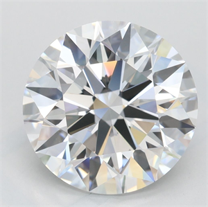 Picture of Lab Grown Diamond 4.04 Carats, Round with Excellent Cut, D Color, IF Clarity and Certified by GIA