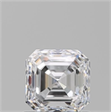 Natural Diamond 1.01 Carats, Asscher with  Cut, D Color, VVS1 Clarity and Certified by GIA