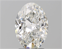 Natural Diamond 2.51 Carats, Oval with  Cut, F Color, SI2 Clarity and Certified by GIA