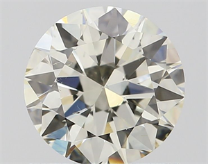 Picture of Natural Diamond 0.90 Carats, Round with Excellent Cut, J Color, SI1 Clarity and Certified by IGI