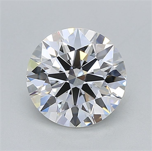 Picture of Lab Grown Diamond 1.54 Carats, Round with Excellent Cut, E Color, VVS2 Clarity and Certified by IGI