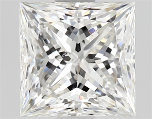 Foto Diamante Natural 1.40 quilates, Princesa , Color F, claridad SI1 y certificado GIA de