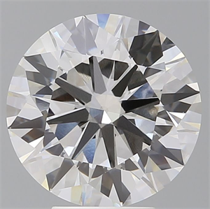 Picture of Lab Grown Diamond 5.09 Carats, Round with Ideal Cut, F Color, VVS2 Clarity and Certified by IGI