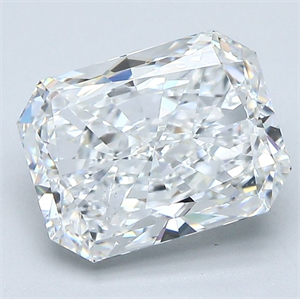 Foto Diamante Natural 3.03 quilates, Radiante , Color E, claridad SI1 y certificado GIA de