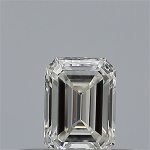 Foto Diamante Natural 0.23 quilates, Esmeralda , Color G, claridad VVS1 y certificado GIA de