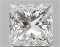 Natural Diamond 2.02 Carats, Princess with  Cut, I Color, VVS1 Clarity and Certified by GIA