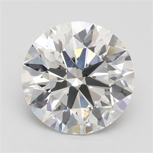 Picture of Lab Grown Diamond 2.32 Carats, Round with Ideal Cut, F Color, VS2 Clarity and Certified by IGI