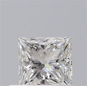 Picture of Natural Diamond 0.40 Carats, Princess with  Cut, F Color, VS2 Clarity and Certified by GIA