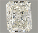 Natural Diamond 0.50 Carats, Radiant with  Cut, I Color, VVS1 Clarity and Certified by GIA
