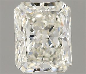 Picture of Natural Diamond 0.50 Carats, Radiant with  Cut, I Color, VVS1 Clarity and Certified by GIA