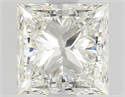 Natural Diamond 0.91 Carats, Princess with  Cut, I Color, VVS1 Clarity and Certified by GIA