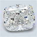 Natural Diamond 2.52 Carats, Cushion with  Cut, G Color, VVS1 Clarity and Certified by GIA