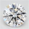 Del inventario de diamantes de laboratorio, 3.10 quilates, Redondo , Color D, claridad IF y certificado IGI