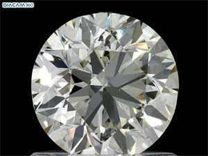 Foto Diamante Natural 1.00 quilates, Redondo , Color K, claridad SI2 y certificado GIA de