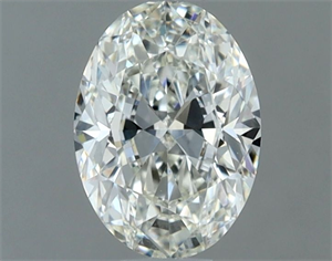 Picture of Natural Diamond 0.70 Carats, Oval with  Cut, H Color, VVS2 Clarity and Certified by IGI