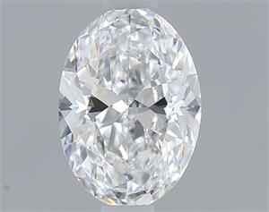 Picture of Natural Diamond 0.50 Carats, Oval with  Cut, D Color, VVS1 Clarity and Certified by GIA