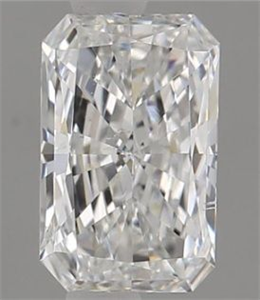 Picture of Natural Diamond 0.50 Carats, Radiant with  Cut, E Color, SI1 Clarity and Certified by GIA