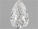 Natural Diamond 0.91 Carats, Pear with  Cut, D Color, SI1 Clarity and Certified by GIA