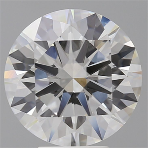 Picture of Lab Grown Diamond 5.51 Carats, Round with Excellent Cut, F Color, VVS2 Clarity and Certified by IGI