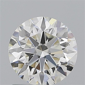 Picture of Natural Diamond 1.17 Carats, Round with Excellent Cut, I Color, VVS2 Clarity and Certified by GIA