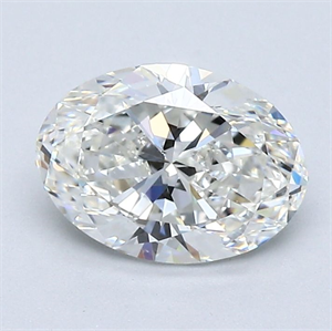 Picture of Natural Diamond 1.21 Carats, Oval with  Cut, G Color, VS2 Clarity and Certified by GIA
