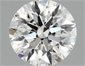 Lab Grown Diamond 1.26 Carats, Round with Excellent Cut, F Color, VVS2 Clarity and Certified by IGI
