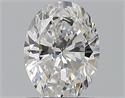 Natural Diamond 0.70 Carats, Oval with  Cut, E Color, SI2 Clarity and Certified by GIA
