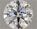 Natural Diamond 0.95 Carats, Round with Very Good Cut, E Color, I1 Clarity and Certified by GIA