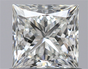 Foto Diamante Natural 0.72 quilates, Princesa , Color J, claridad VVS2 y certificado GIA de
