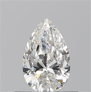 Picture of Natural Diamond 0.53 Carats, Pear with  Cut, G Color, VS2 Clarity and Certified by GIA