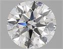 Diamante Natural 0.80 quilates, Redondo , Color H, claridad IF y certificado GIA
