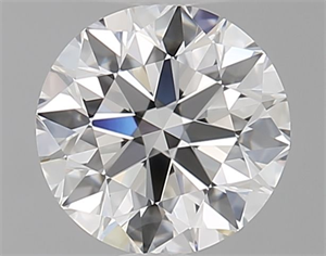 Picture of Natural Diamond 0.80 Carats, Round with Excellent Cut, H Color, IF Clarity and Certified by GIA