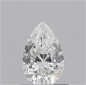 Diamante Natural 0.60 quilates, De pera , Color E, claridad VVS2 y certificado GIA