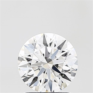 Picture of Lab Grown Diamond 1.38 Carats, Round with Ideal Cut, F Color, VS1 Clarity and Certified by IGI