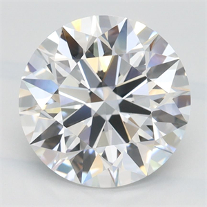Picture of Lab Grown Diamond 2.37 Carats, Round with Ideal Cut, D Color, IF Clarity and Certified by IGI