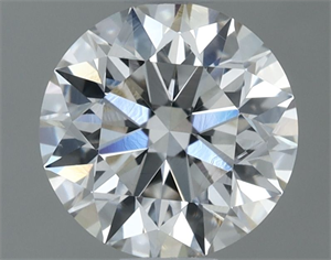 Picture of Natural Diamond 0.91 Carats, Round with Excellent Cut, H Color, VS1 Clarity and Certified by GIA