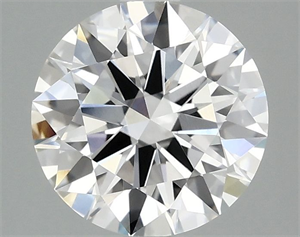 Picture of Lab Grown Diamond 2.00 Carats, Round with Ideal Cut, D Color, VVS2 Clarity and Certified by IGI