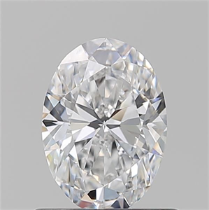 Picture of Natural Diamond 0.71 Carats, Oval with  Cut, D Color, VVS1 Clarity and Certified by GIA