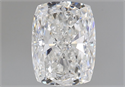 Natural Diamond 0.76 Carats, Cushion with  Cut, F Color, SI1 Clarity and Certified by GIA
