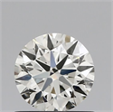 Natural Diamond 0.73 Carats, Round with Excellent Cut, J Color, VVS1 Clarity and Certified by IGI