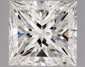 Picture of Natural Diamond 2.01 Carats, Princess with  Cut, H Color, VS2 Clarity and Certified by GIA