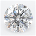 Lab Grown Diamond 2.22 Carats, Round with Ideal Cut, D Color, IF Clarity and Certified by IGI