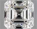 Natural Diamond 1.50 Carats, Asscher with  Cut, H Color, VVS2 Clarity and Certified by GIA