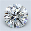 Natural Diamond 2.12 Carats, Round with Excellent Cut, G Color, VS2 Clarity and Certified by GIA