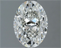Natural Diamond 1.31 Carats, Oval with  Cut, G Color, VS1 Clarity and Certified by IGI
