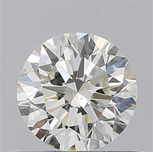 Picture of Natural Diamond 0.70 Carats, Round with Excellent Cut, L Color, VS2 Clarity and Certified by GIA