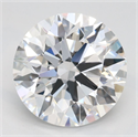Del inventario de diamantes de laboratorio, 3.12 quilates, Redondo , Color D, claridad IF y certificado IGI