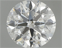 Diamante Natural 0.71 quilates, Redondo , Color D, claridad SI2 y certificado GIA