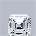 Natural Diamond 0.52 Carats, Asscher with  Cut, J Color, IF Clarity and Certified by GIA