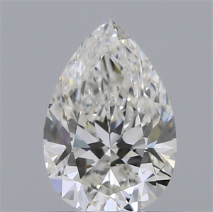 Foto Diamante Natural 0.40 quilates, De pera , Color H, claridad VS2 y certificado GIA de